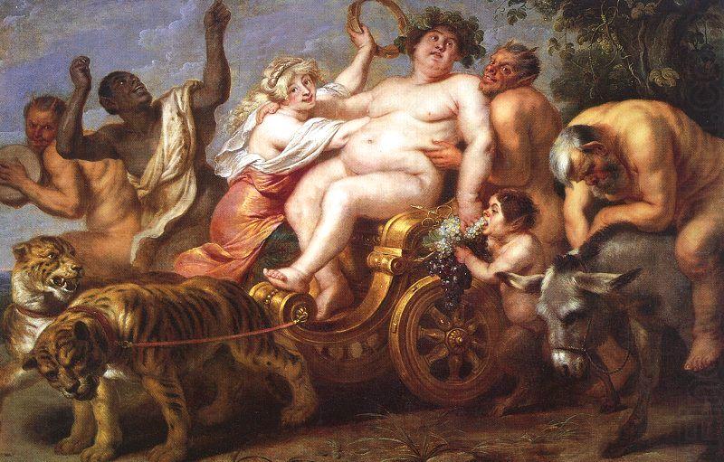 VOS, Cornelis de The Triumph of Bacchus wet china oil painting image